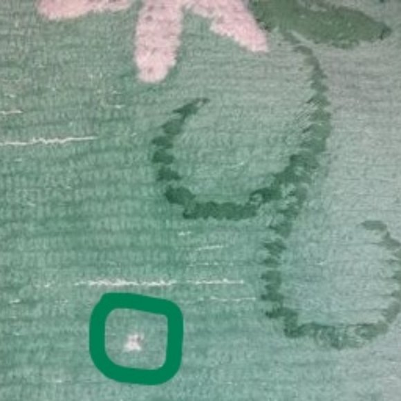 10% OFF Vintage Chenille Bath Mat c 1950s - Picture 4 of 4